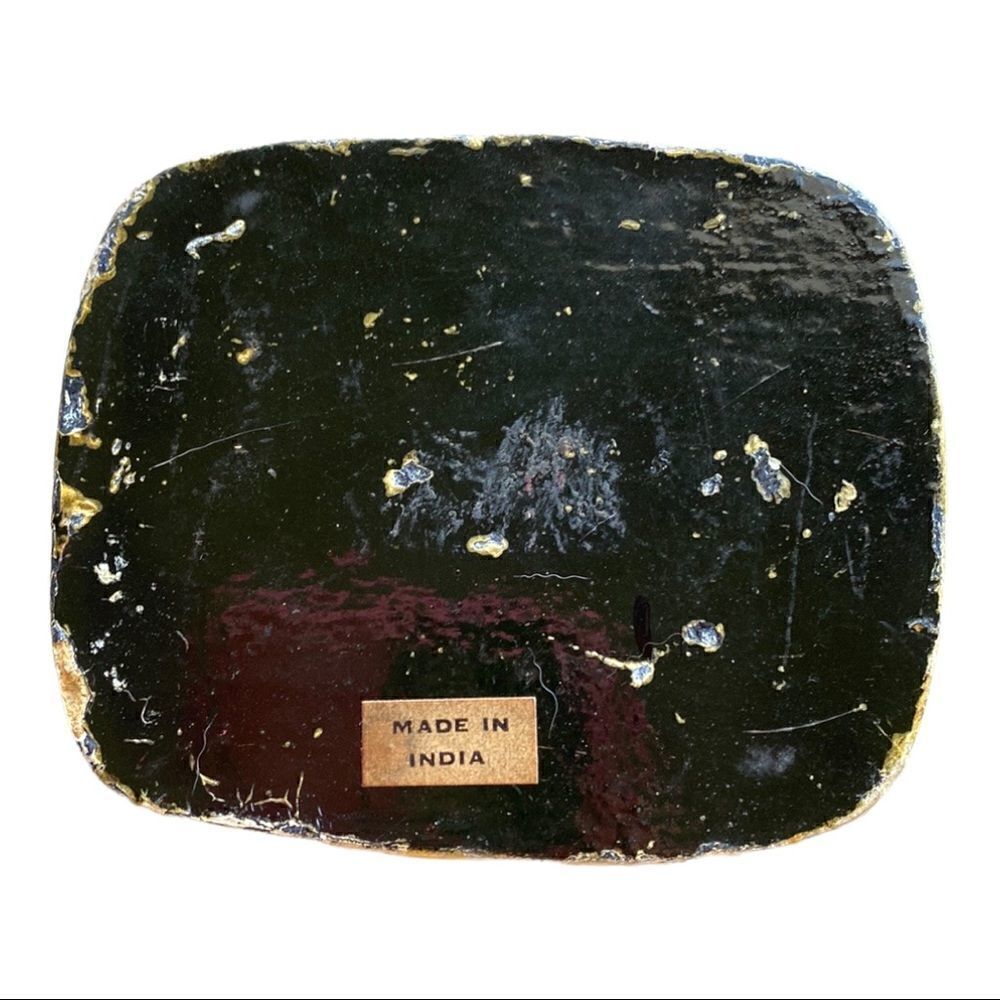 Kashmiri Hand Painted Mughal Lacquer Box - Picture 2 of 9